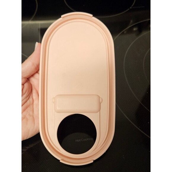 Vintage Tupperware Oval Modular Mates Pink Lid 1617-17 Parts Only READ - Picture 2 of 2